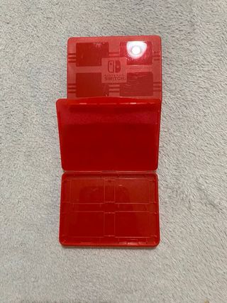 Estuche para cartuchos Nintendo Switch Rojo