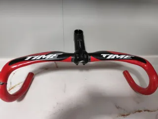 Manillar y potencia TIME para bicicleta