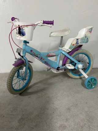 Bicicleta Frozen para niña