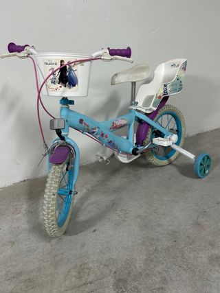 Bicicleta Frozen para niña
