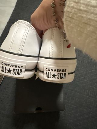 Converse Piel Blancas Talla X