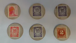 15 Cartón Moneda II República Española 1937