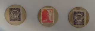 15 Cartón Moneda II República Española 1937