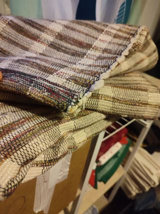 JUEGO 3 ALFOMBRAS ALGODÓN 100% – Estilo Rústico