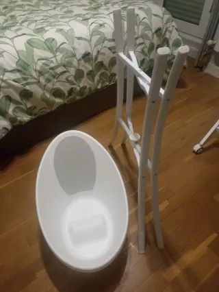 Bañera bebé Shnuggle con patas