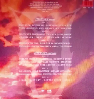 Michael Jackson History 3 lps negros