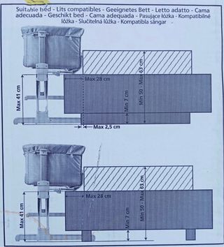 Cuna colecho como nueva
