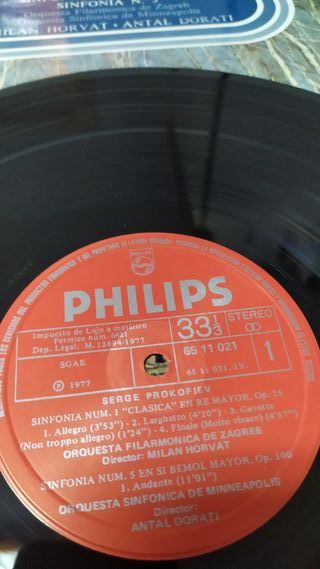 PROKOFIEV - SINFONIAS Nº 1 Y Nº 5 - VINILO