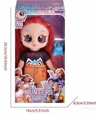 Muñeca Mira huntrix ojos grandes 5D con musica