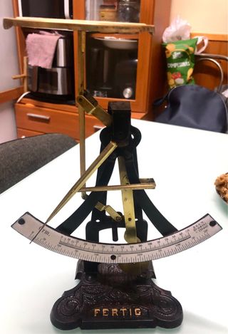 Balanza pesa cartas antigua Fertig