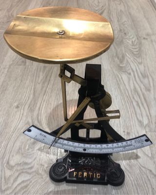 Balanza pesa cartas antigua Fertig