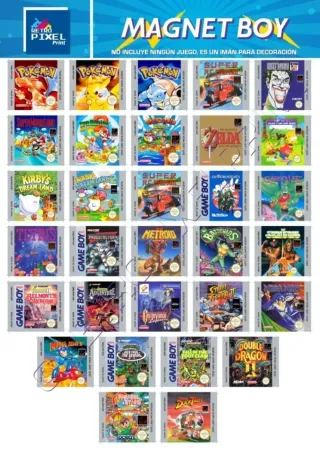 3 MAGNET BOY magneti frigorifero GAME BOY