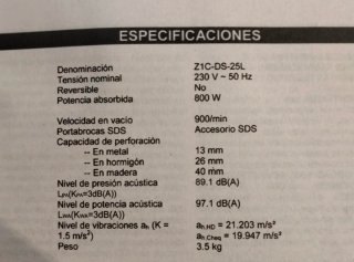 Martillo Demoledor Nuevo