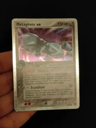 Pokemon Card Metagross Ex 95/108 Power Keepers Eng