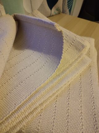 2 ALFOMBRAS 70x130 blancas Espiga – IKEA Nuevas