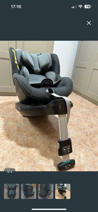 Silla coche giratoria bebé romer britax