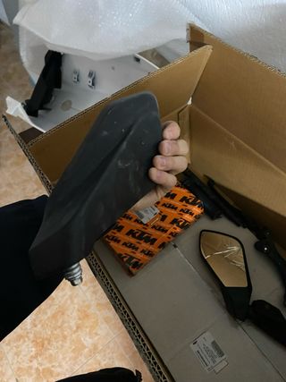 Espejos, intermitente y brazos KTM RC 125
