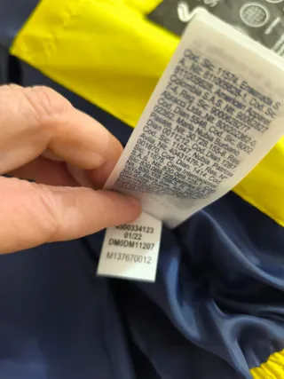 Chaqueta Bomber Tommy Hilfiger Amarilla Talla L