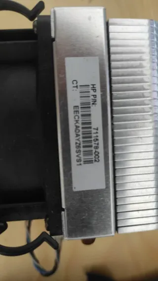 Ventilador y disipador CPU HP