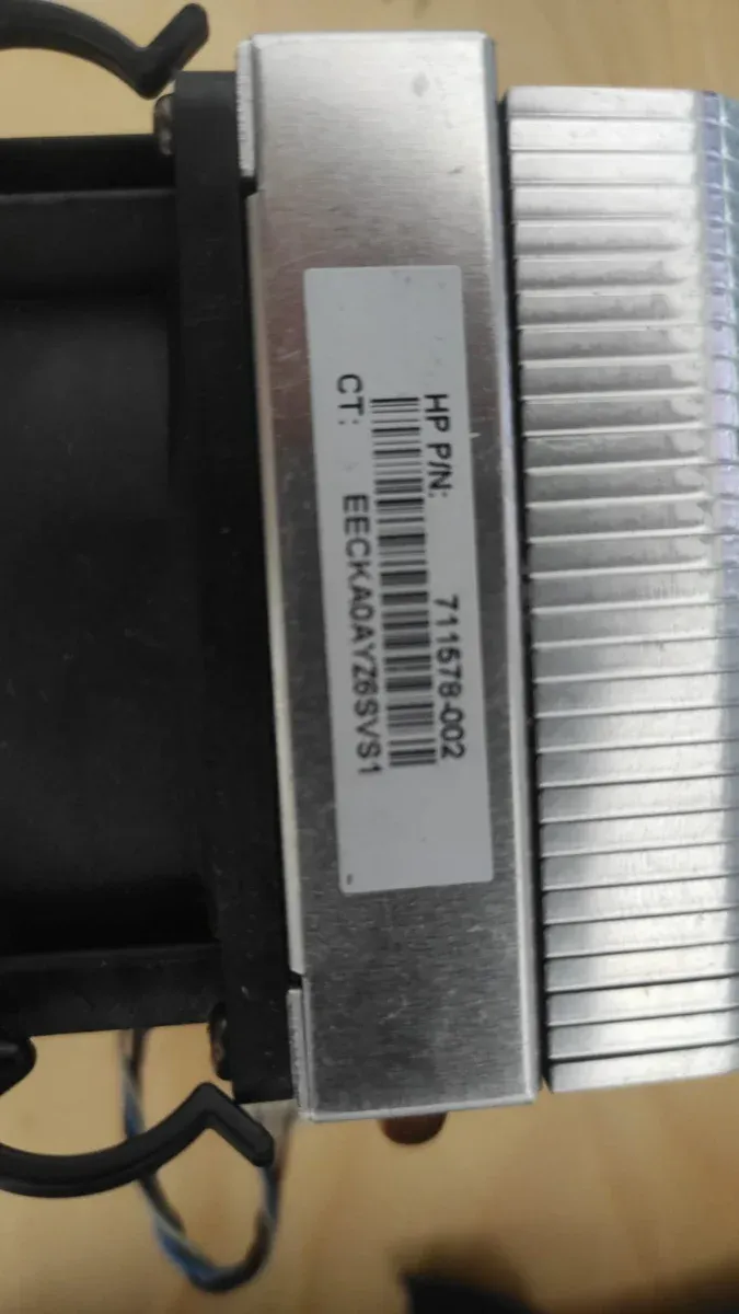 Ventilador y disipador CPU HP