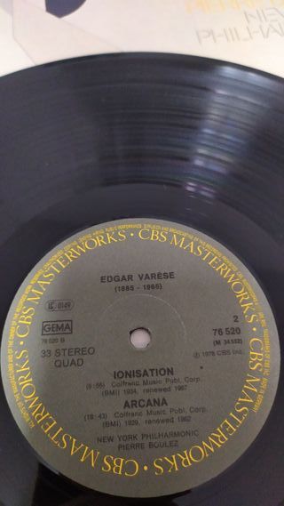 VARESE - AMERIQUES, ARKANA, IONISATION - VINILO