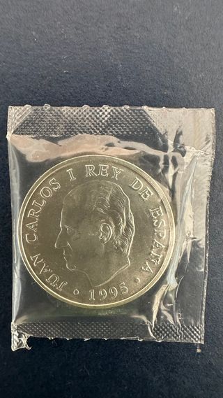 Moneda 2000 pesetas Carlos I Rey de España 1995
