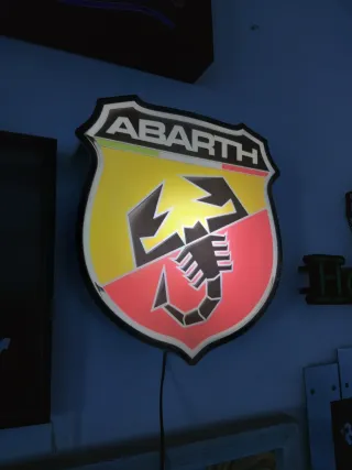 Letrero Luminoso Abarth Escorpión