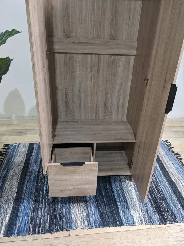 Armario 2 Puerta con Cajon 2 Colores Nuevo