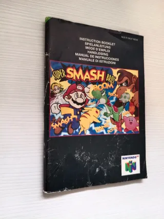 Super Smash Bros NINTENDO 64 COLECCIONISMO juego