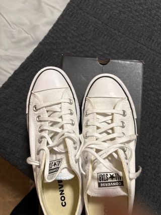 Converse Blancas Lona Talla 38 EUR