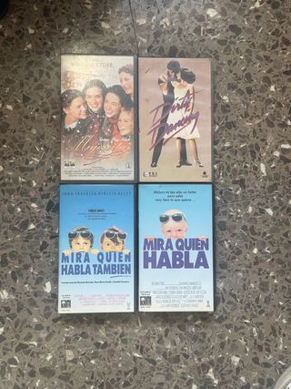 Lote 4 Películas VHS: Mira Quien Habla y Dirty Dan