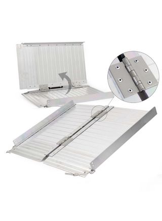 Rampa de escalera de aluminio