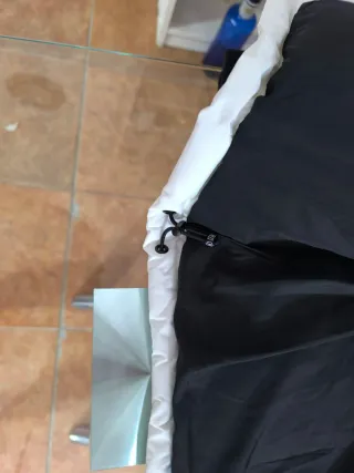 Chaqueta Superdry Talla XL Hombre Blanca y Negra