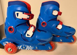 Patines en línea Oxelo Play 3 Azules Talla 30-32