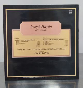 HAYDN - SINFONIAS Nº 92 y Nº 100 - VINILO
