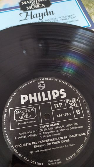 HAYDN - SINFONIAS Nº 92 y Nº 100 - VINILO