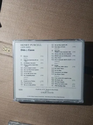 Lote 4 CD di Musica Classica: Bach, Handel, Purcell