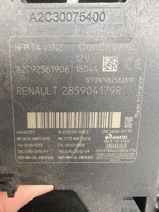 Módulo HFM Renault - 285904179R