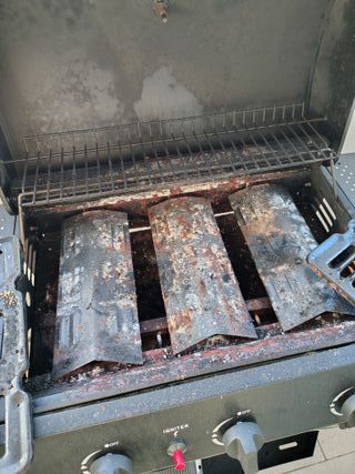 Barbacoa a Gas 3 Quemadores Negra