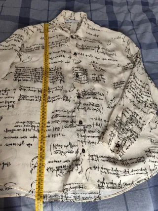 Zara camisa estampada letras