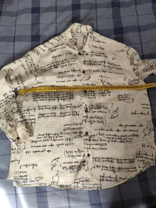 Zara camisa estampada letras