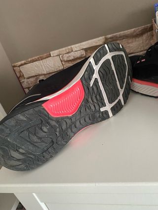 Zapatillas deportivas Kiprun KS500 negras y rosas
