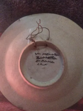 3 Platos Cerámica Decorados