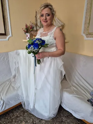 Vestido de Novia Isabel Mascagni Blanco