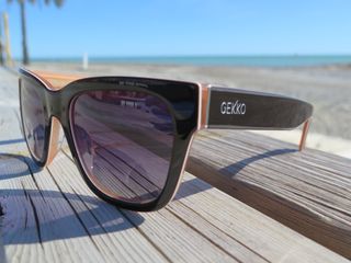 Gafas de Sol Gekko Maui Negro Rosa Polarizadas