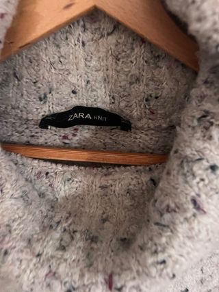 Jersey cuello cisne oversize multicolor