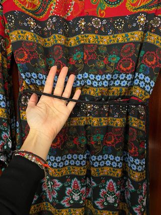 Vestido estampado multicolor