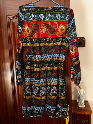 Vestido estampado multicolor