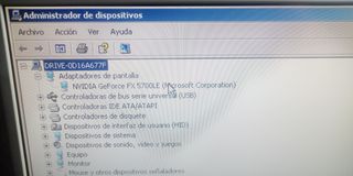 Tarjeta Gráfica NVIDIA FX5700LE 256MB AGP