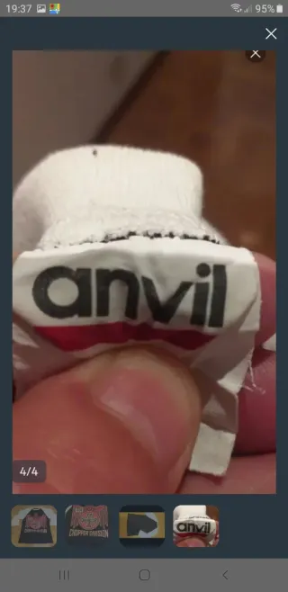 Camiseta Anvil Chopper Division Vintage